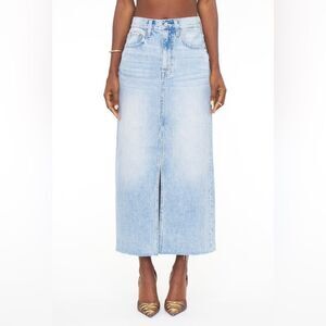 Pistola Denim Midi Skirt